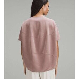Short Sleeve Relaxed Tee - Dusty Rose